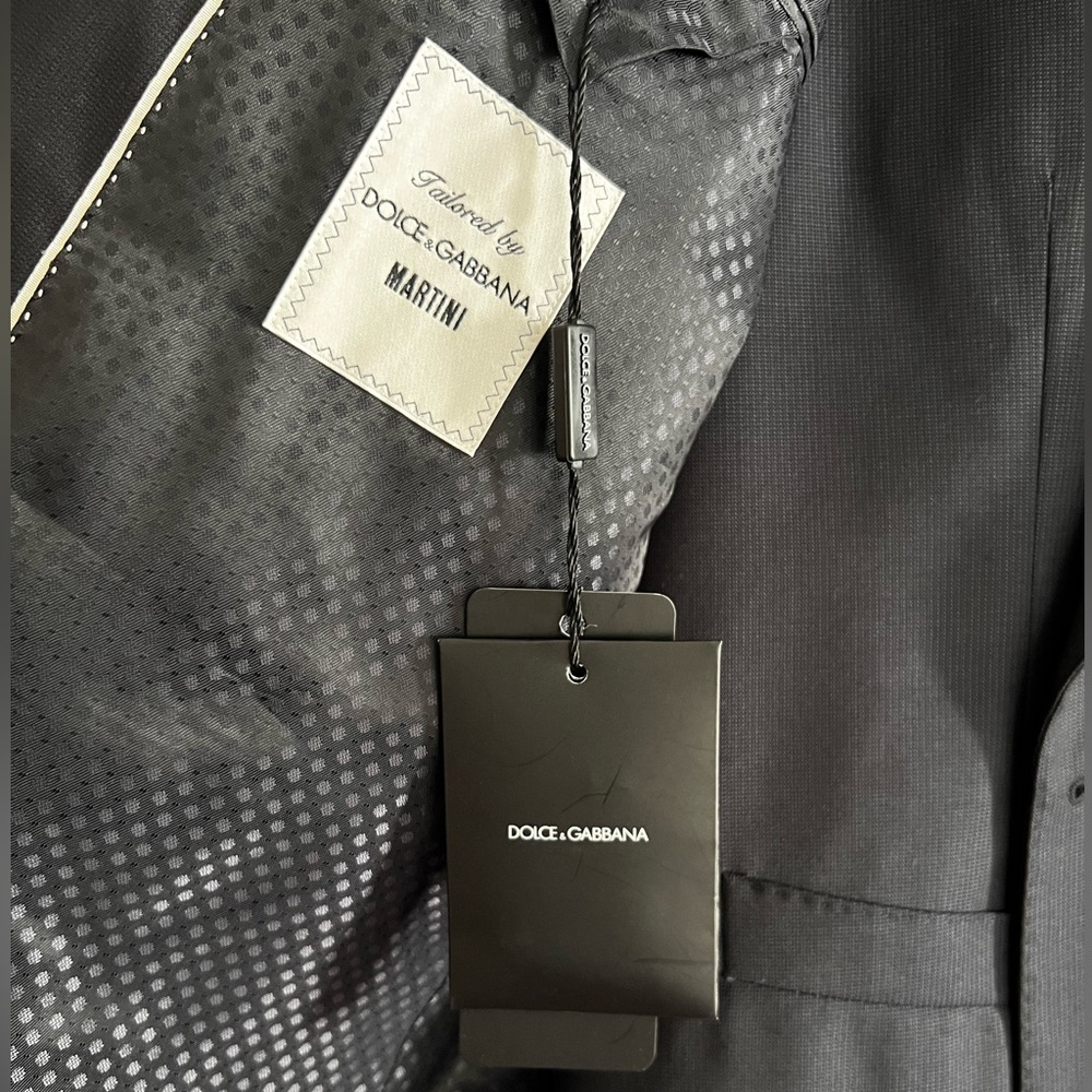 Dolce & Gabbana Dark Blue Double Breasted 3 Piece MARTINI Suit - Picture 5 of 6